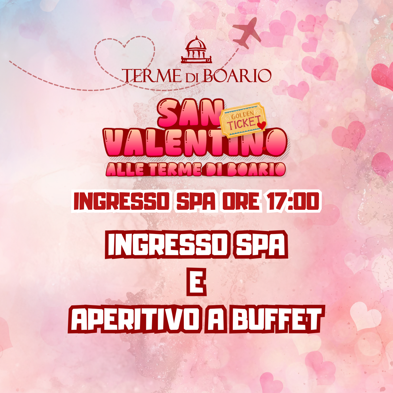 San Valentino in Spa – Ingresso Spa + Aperitivo a Buffet